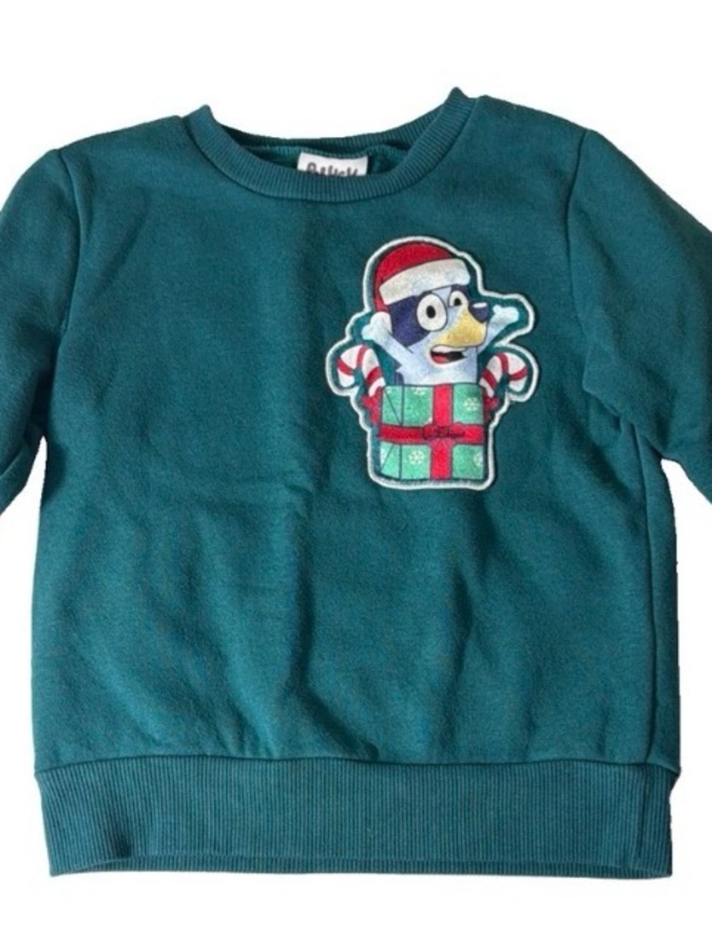 Christmas Green Sweatshirt Bluey Wish List Toddler Boys
Girls Size 3T Sweater